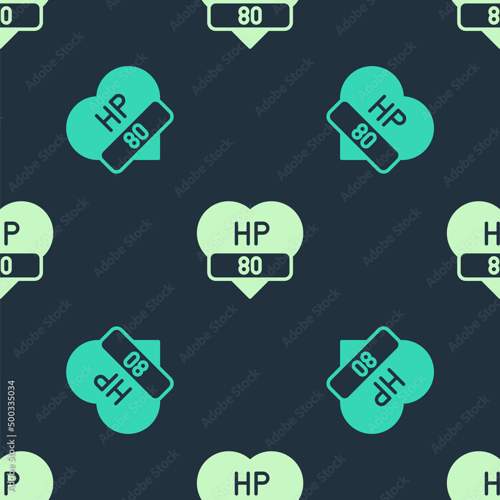 Green and beige Video game bar icon isolated seamless pattern on blue background. Vector Green and beige Video game bar icon isolated seamless pattern on blue background. Vector