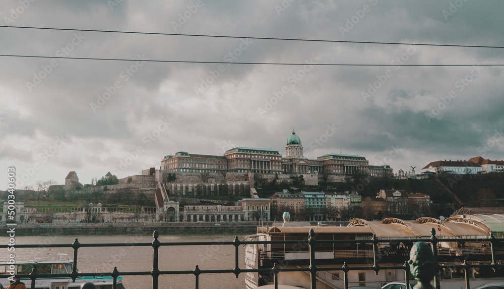 Riverfront in Budapest, Hungary