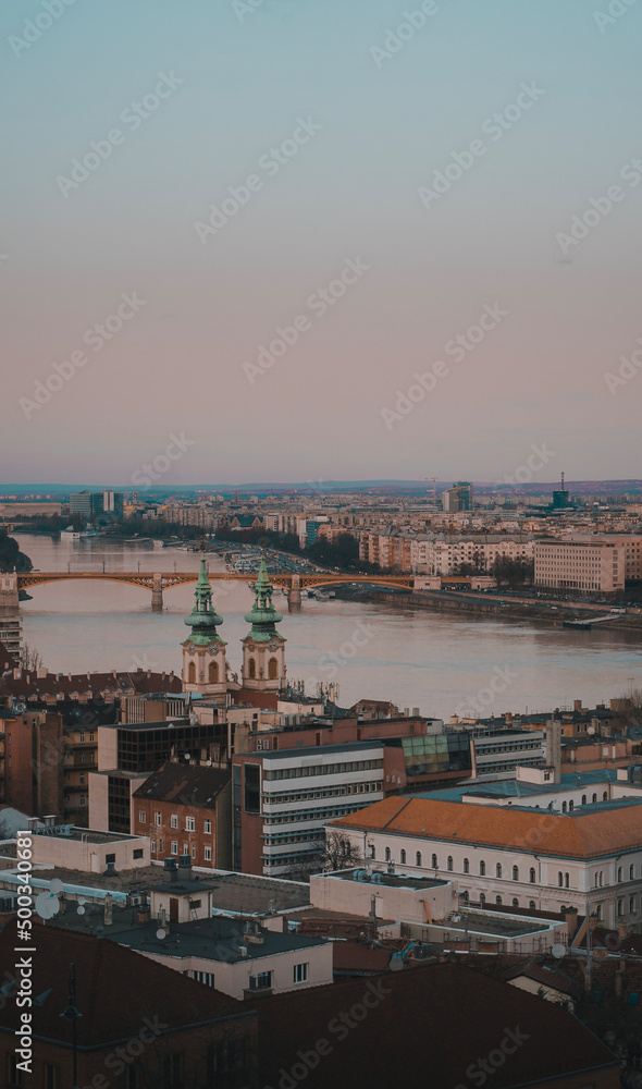 View over the Danube in Budapest