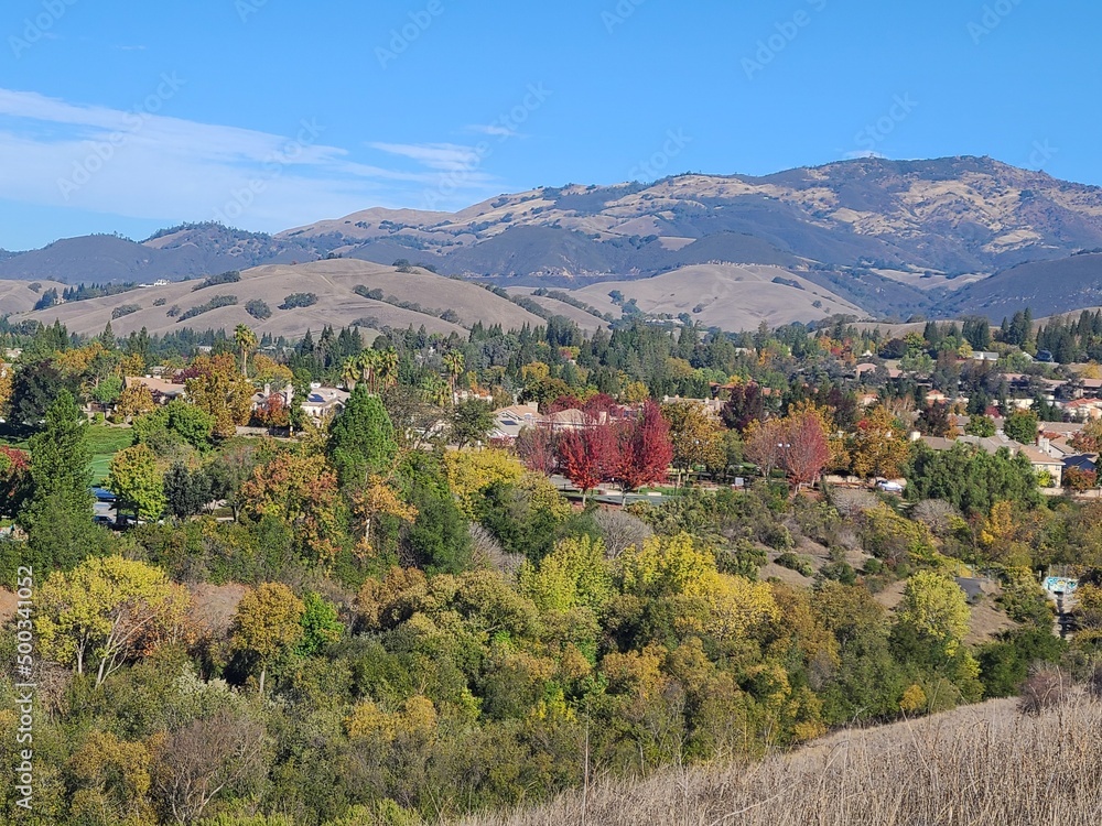 Fall colors around Mt Diablo, San Ramon, California