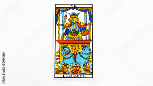Le chariot tarot card