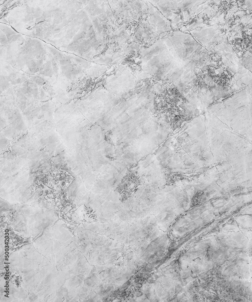 Naklejka premium White and grey scratched marble texture background