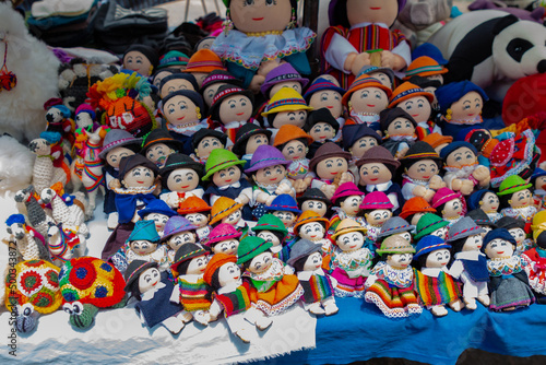 Rag dolls in Otavalo Ecuador