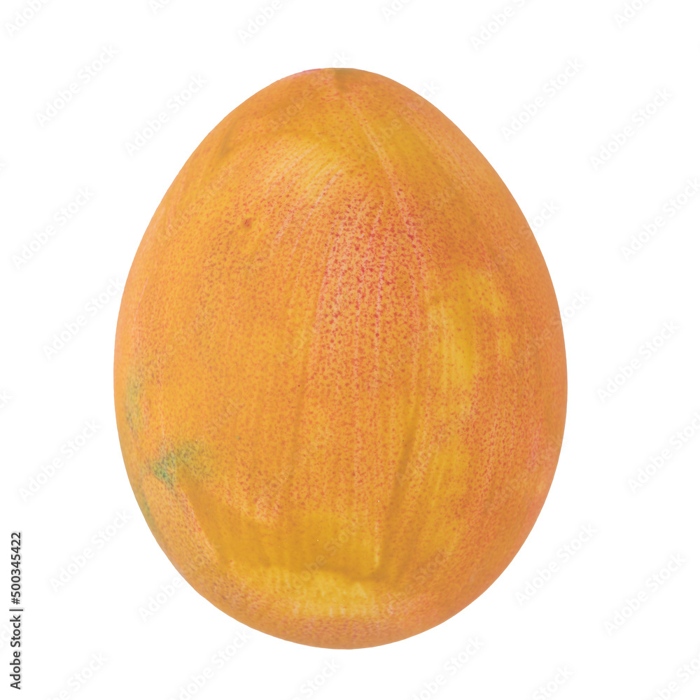 Fototapeta premium Orange egg isolated