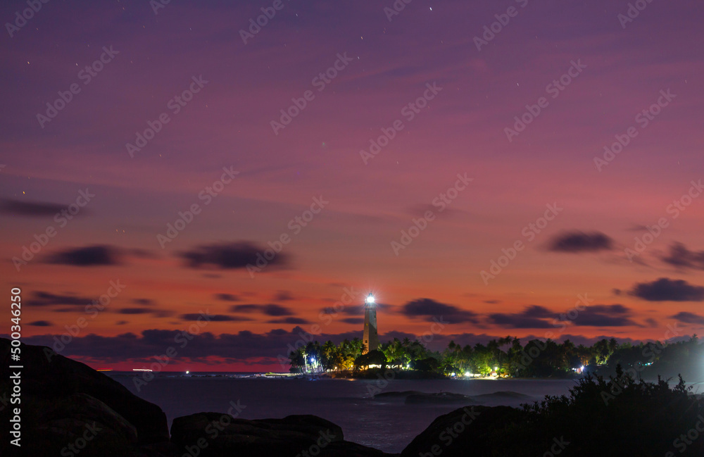 Lighthouse on Sri Lanka