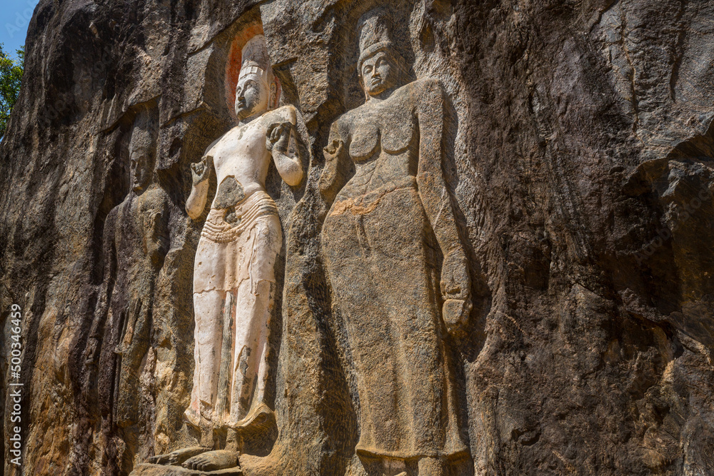 Obraz premium Statue on Sri Lanka