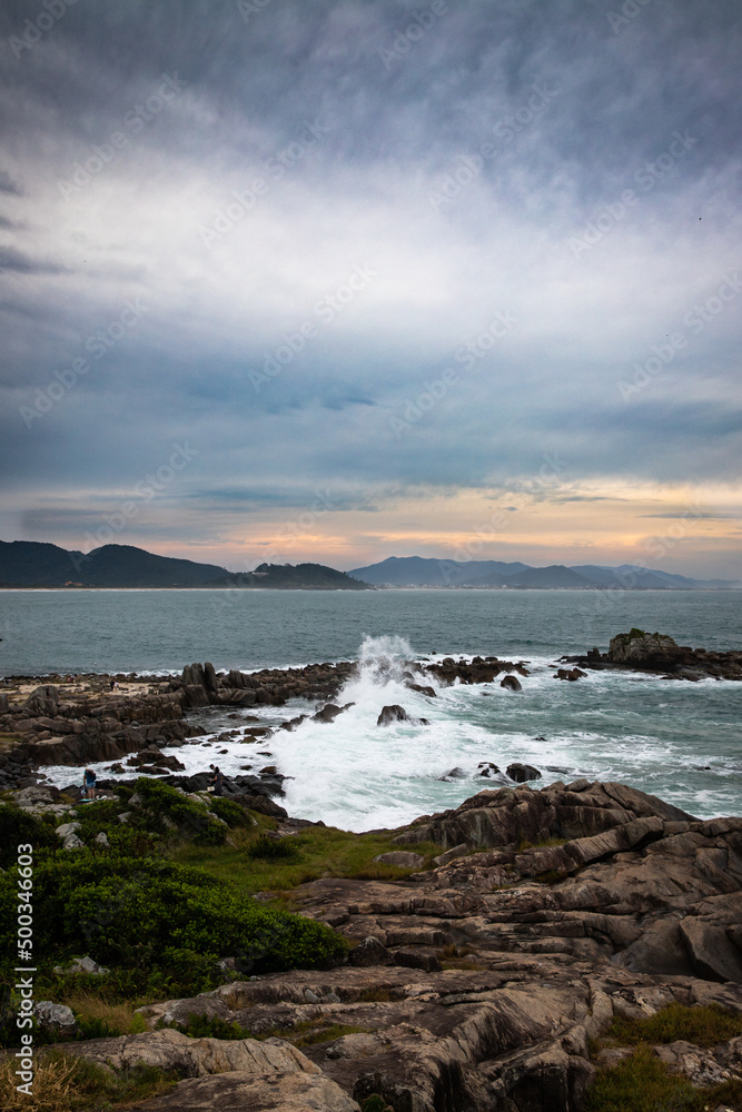 Fototapeta premium sunset over the sea