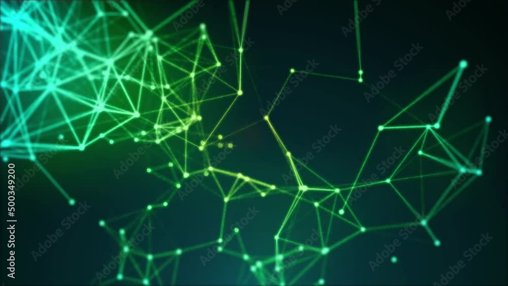 4K Digital Plexus background. Business technology green background. Concept of engineering, digital and scientific ways to visualize data 4K Digital Plexus background. Business technology green background. Concept of engineering, digital and scientific ways to visualize data