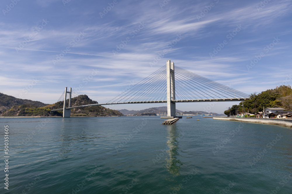 Obraz premium ゆめしま海道 生名橋（愛媛県上島町 生名島と佐島）