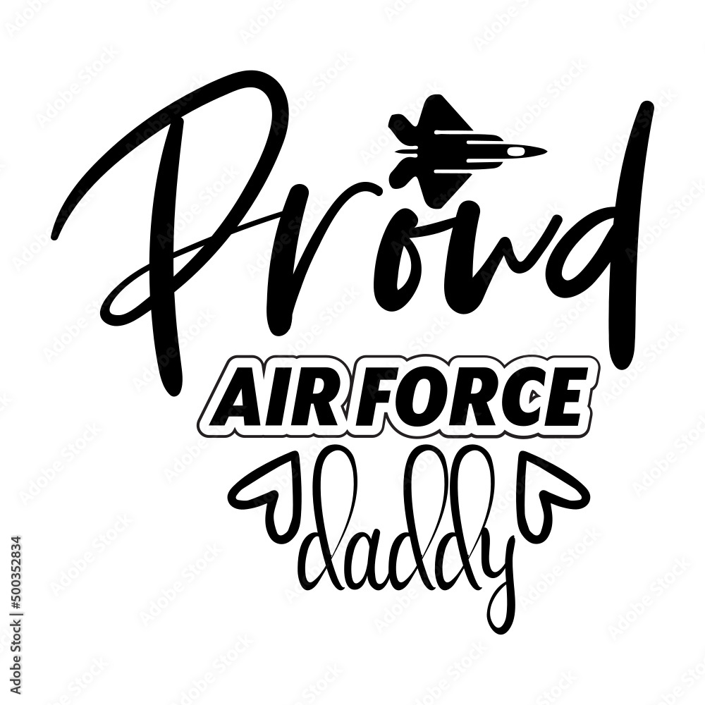 proud air force daddy svg Stock Vector | Adobe Stock