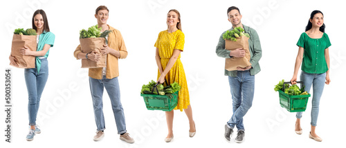 Group of young people with ...