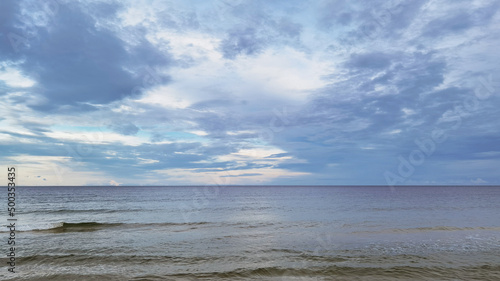 Fototapeta Naklejka Na Ścianę i Meble -  tropical beach and blue sky in nature                                                             