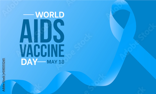 World Aids Vaccine Day. Annual HIV Vaccine Awareness Day concept for banner, poster, card and background design.