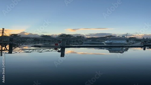 Timelapse over bay