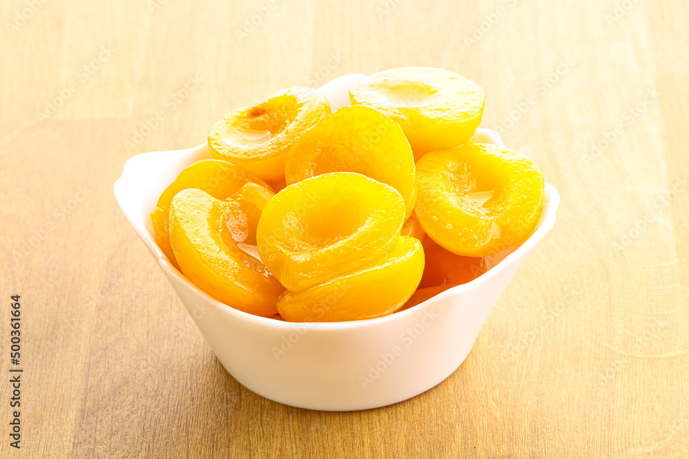 Canned apricot – sweet light dessert Canned apricot – sweet light dessert