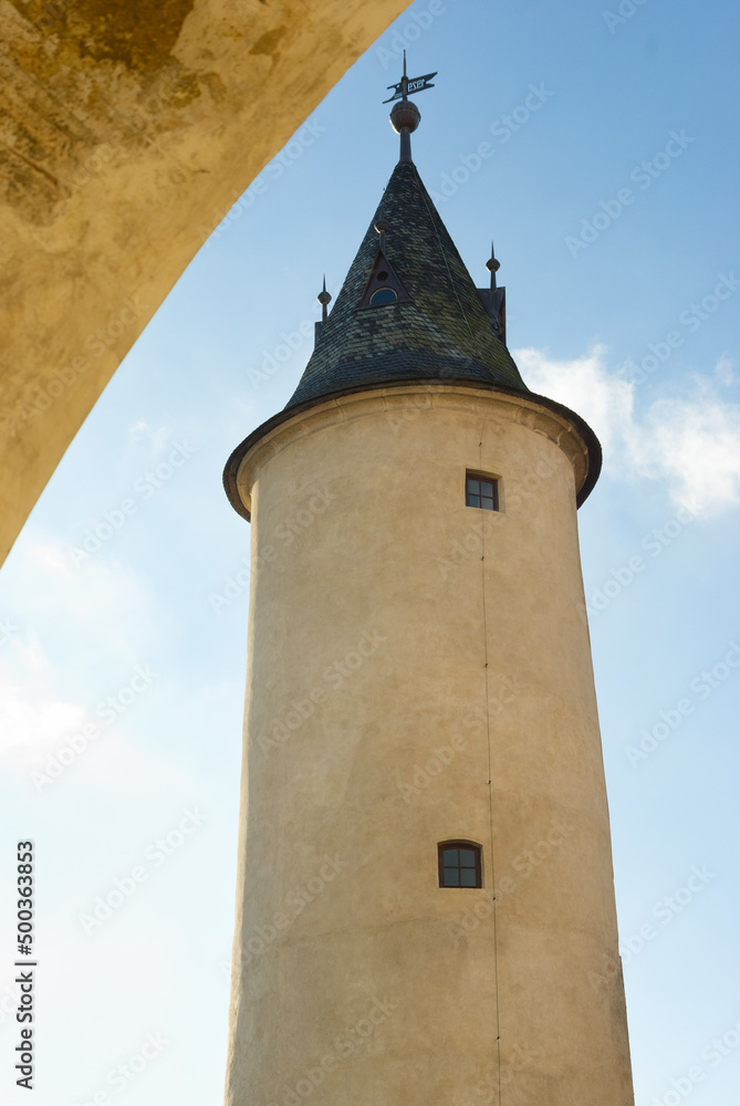 Tower of a medieval european castle