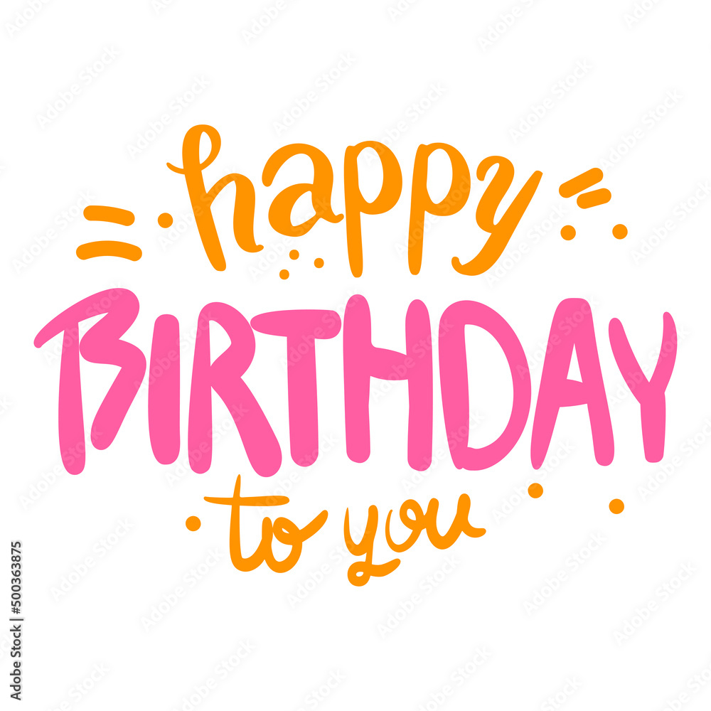 Happy birthday. Vector illustration in modern style. For use on postcards and designs. Congratulation. Gifts and confetti. Happy birthday. Vector illustration in modern style. For use on postcards and designs. Congratulation. Gifts and confetti.