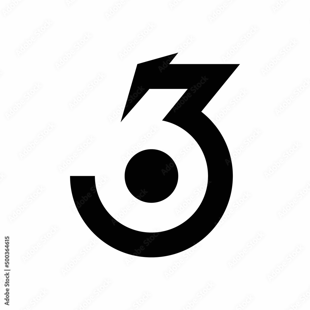 Number 36 logo design for your company brand identity vector de Stock ...