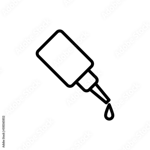 stationery glue new icon vector simple