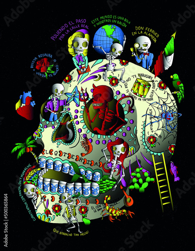 mexican skull lottery