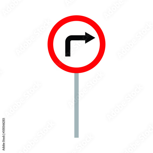 road sign vector for website symbol