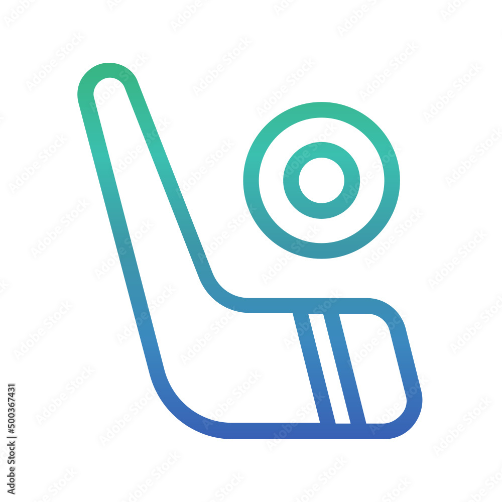 Ice Hockey , Winter gradient icon. Ice Hockey , Winter gradient icon.