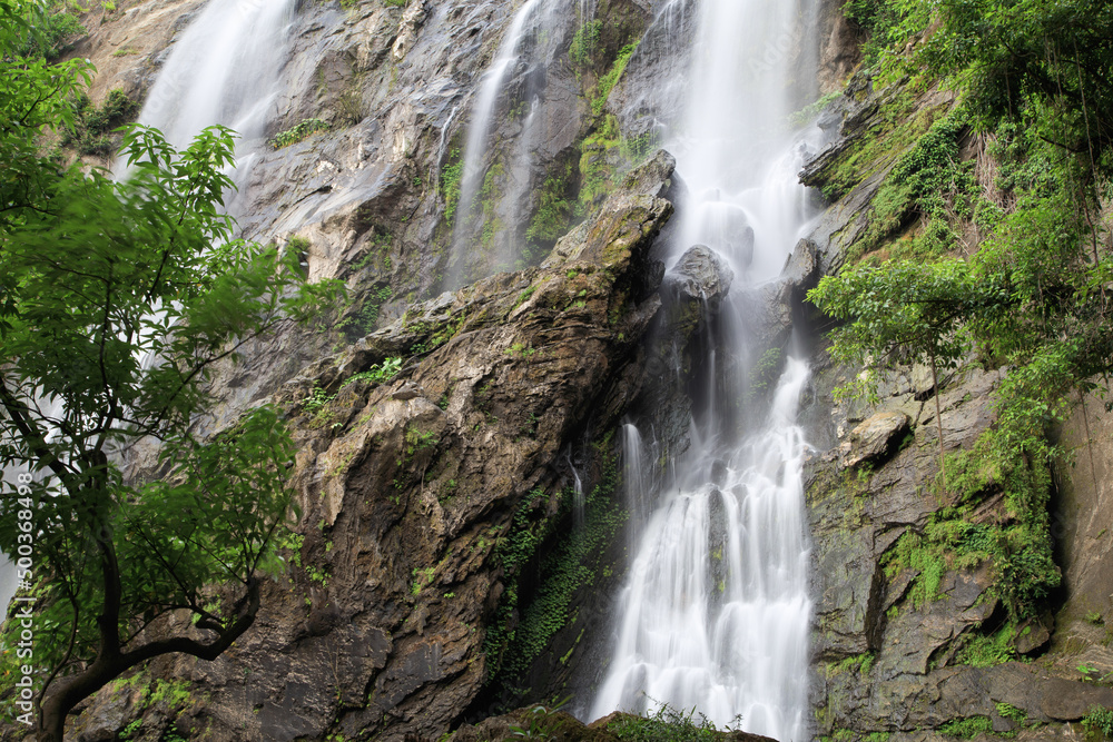 Khlong Lan Waterfall, a beautiful tourist attraction in Thailand Khlong Lan Waterfall, a beautiful tourist attraction in Thailand