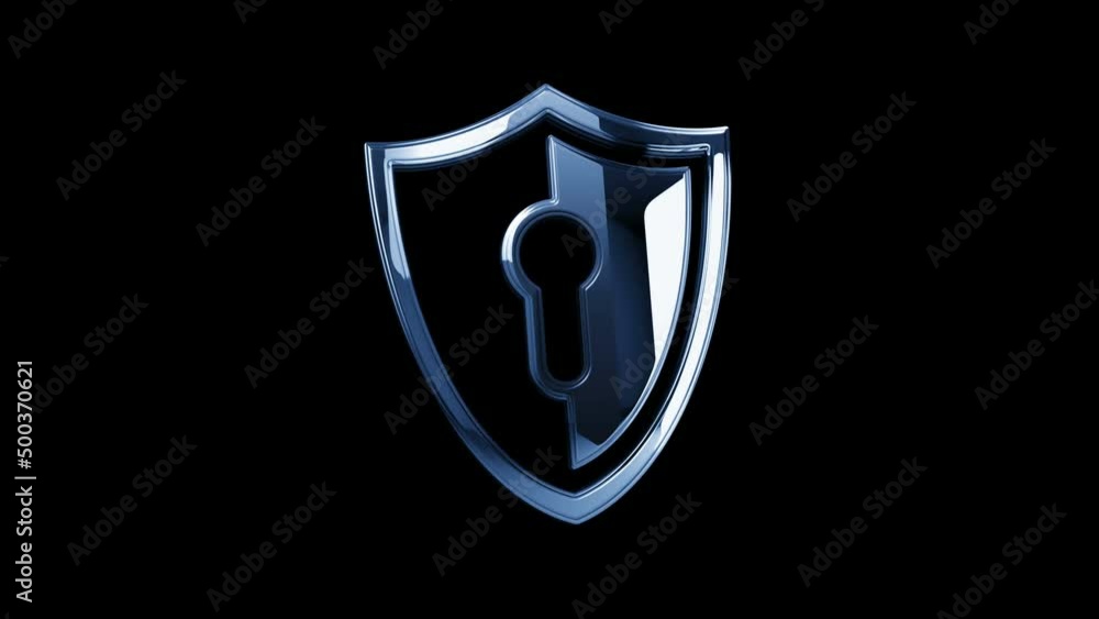 Cyber security, network protection and digital data with shield golden metal shine symbol concept. Spectacular glowing and reflection light icon abstract 3d animation. Isolated object. Cyber security, network protection and digital data with shield golden metal shine symbol concept. Spectacular glowing and reflection light icon abstract 3d animation. Isolated object.