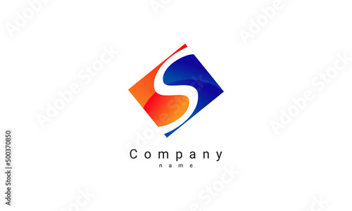Letter S logo template