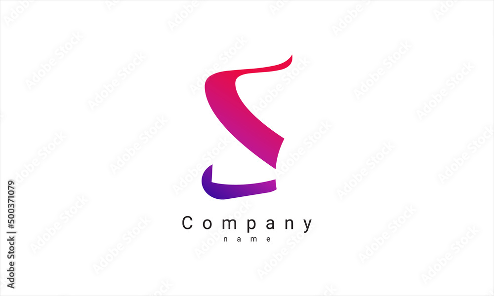 Obraz premium Letter S logo template