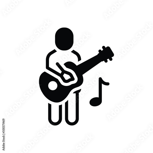 Black solid icon for amateur