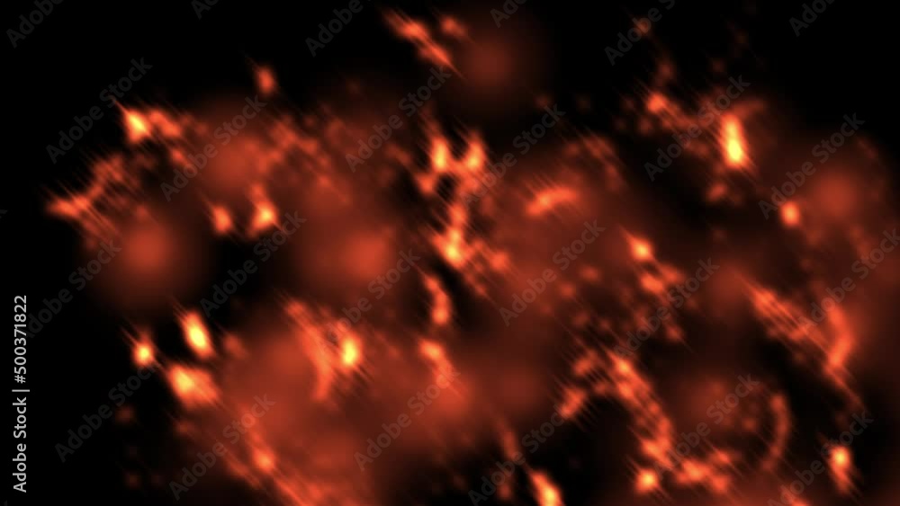 Red particle glow glint burning effect animation Red particle glow glint burning effect animation