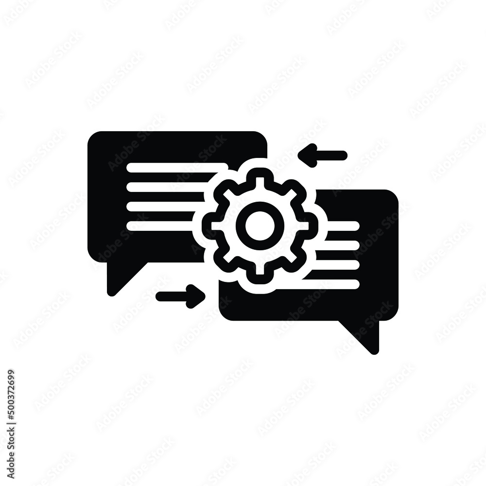 Black solid icon for conceptual Black solid icon for conceptual
