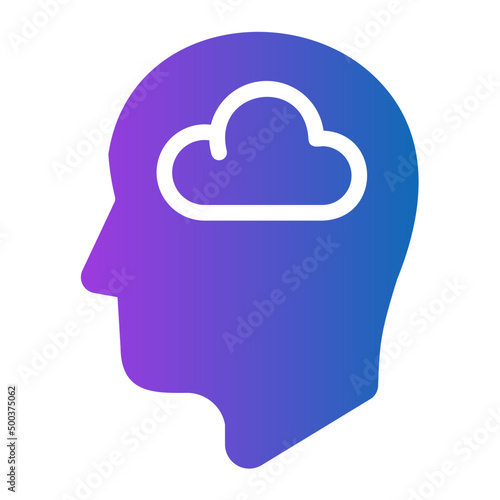 mind gradient icon