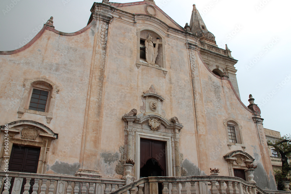 st joseph church in taormina in sicily (italy) 