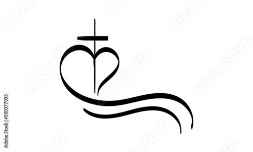Biblical Symbol. Christian Line icon. use as book clipart, stationery, Office stationery. Printable coloring page for kids