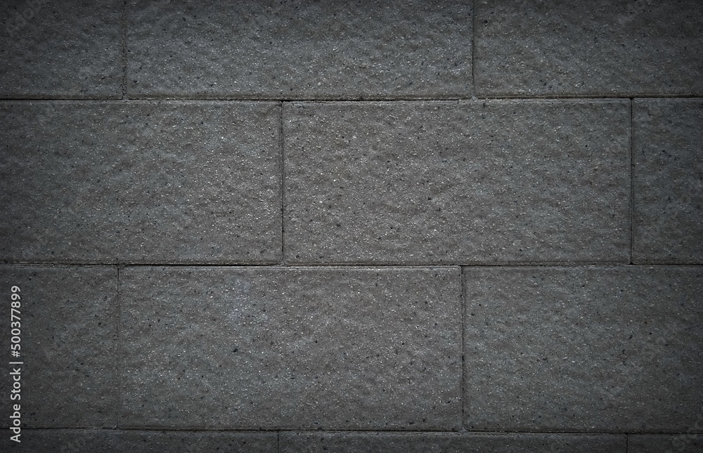 Naklejka premium Photo Cement Walkway gray Brick Construction ,Background