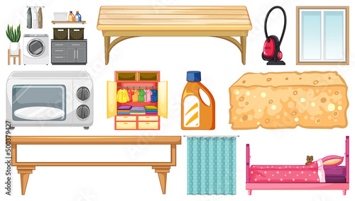 Furnitures and home appliances