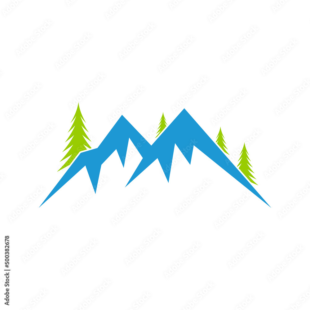 mountain logo icon design template vector mountain logo icon design template vector