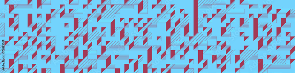 Implementation of Edward Zajec’s “Il Cubo” from 1971. Essentially a Truchet tile set of 8 tiles and rules for placement art illustration Implementation of Edward Zajec’s “Il Cubo” from 1971. Essentially a Truchet tile set of 8 tiles and rules for placement art illustration