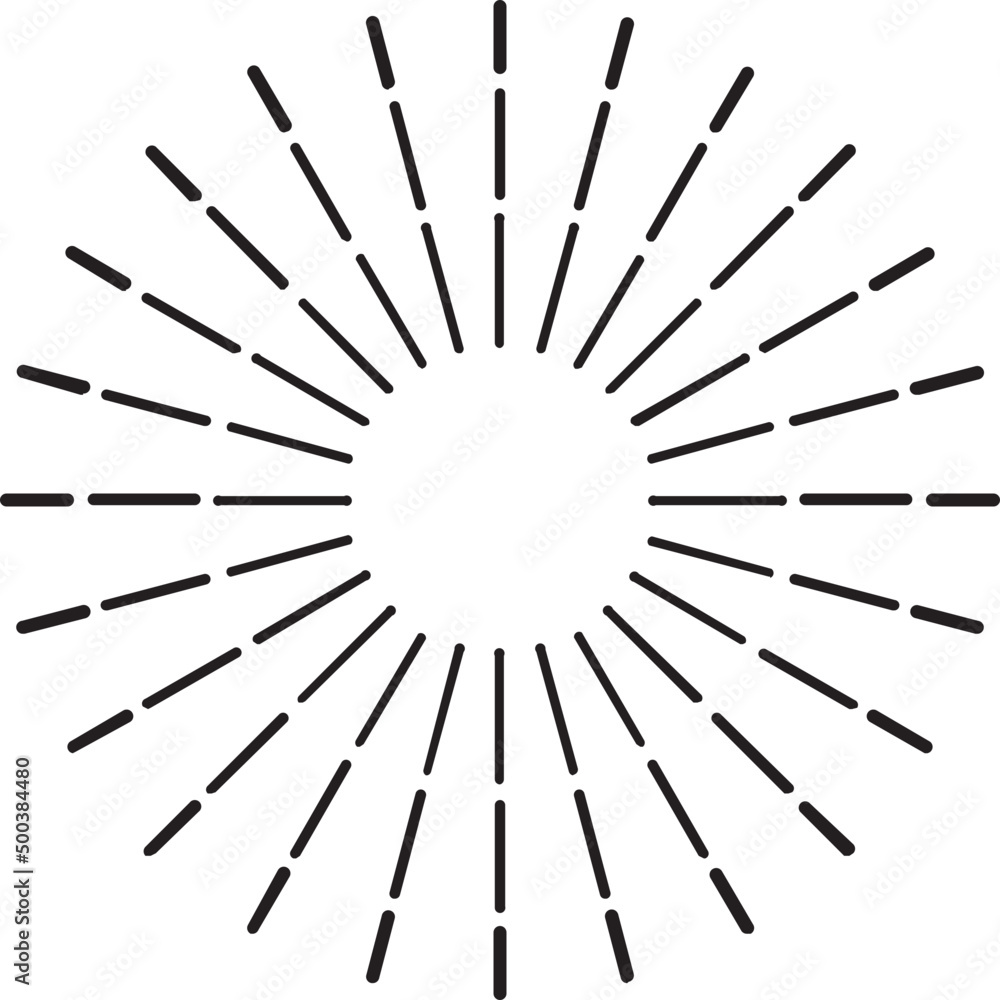 Vintage sunburst