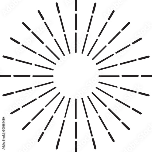 Vintage sunburst