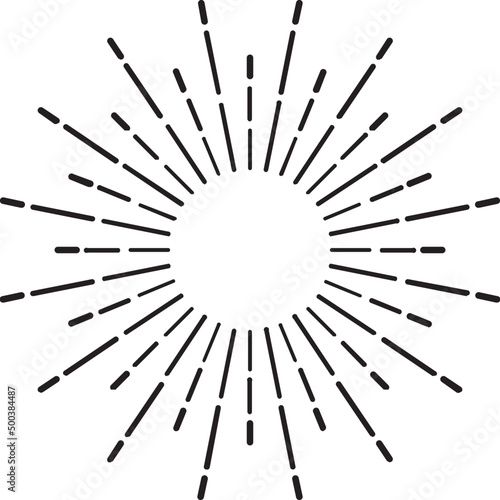 Vintage sunburst