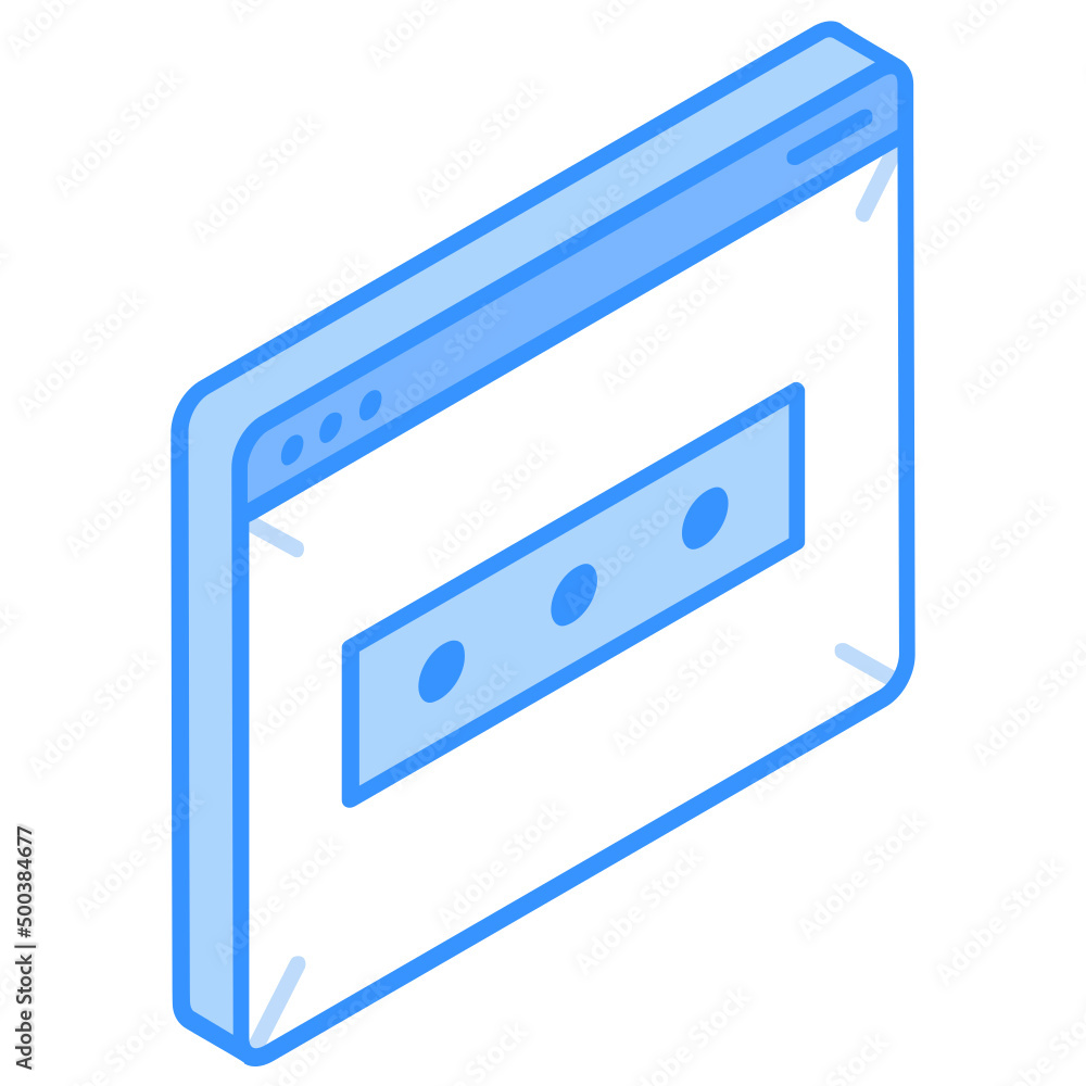 Obraz premium Website Password