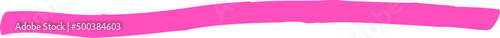 Pink color highlight marker line stroke