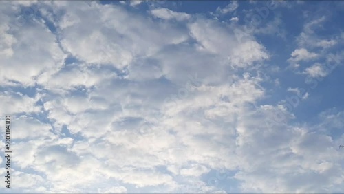 clouds and blue sunny sky