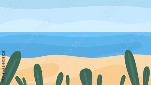simple beach background