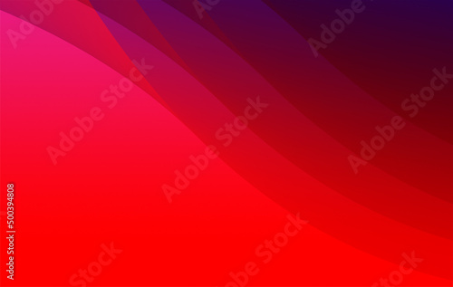 Illustration abstract computer generated. Curved and gradient bar  red and blue.