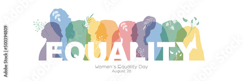 Women's Equality Day concept.