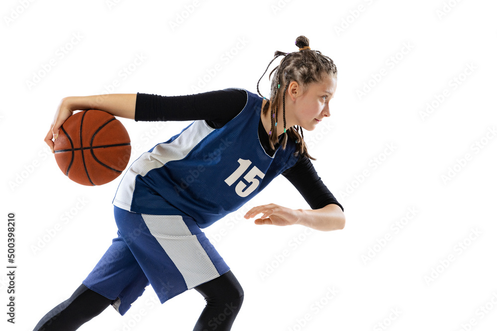 Teen Girl Basketball Player